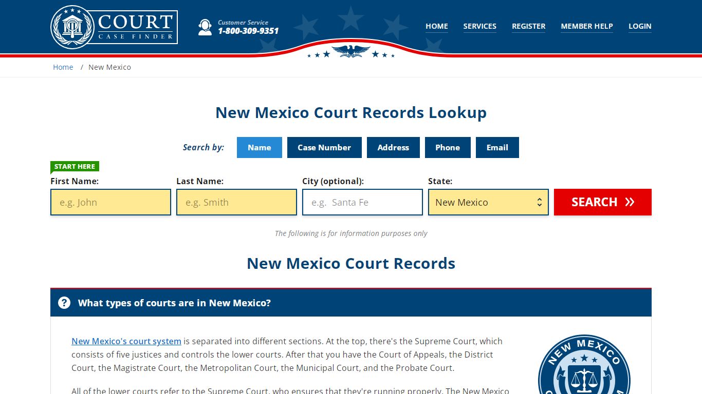 New Mexico Court Records Lookup - NM Court Case Search