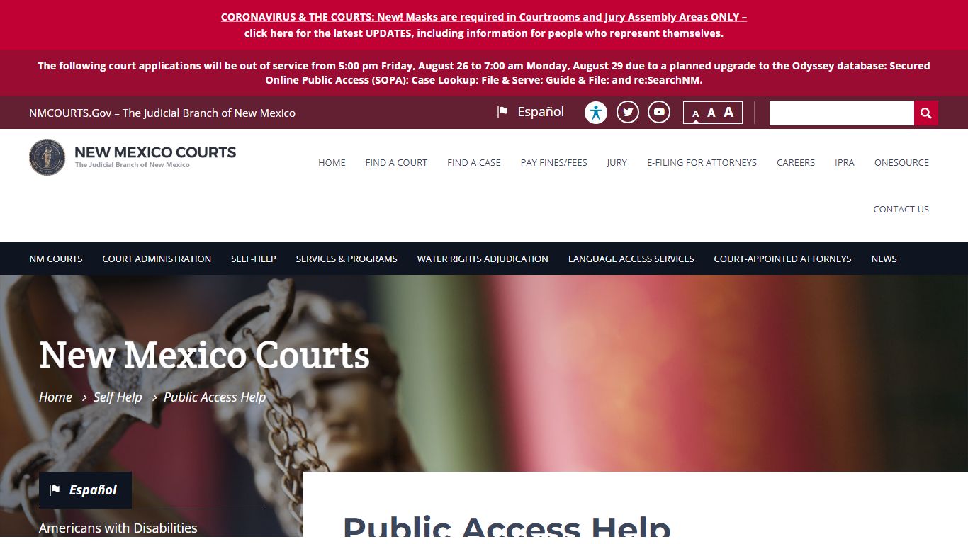 Public Access Help | New Mexico Courts - nmcourts.gov