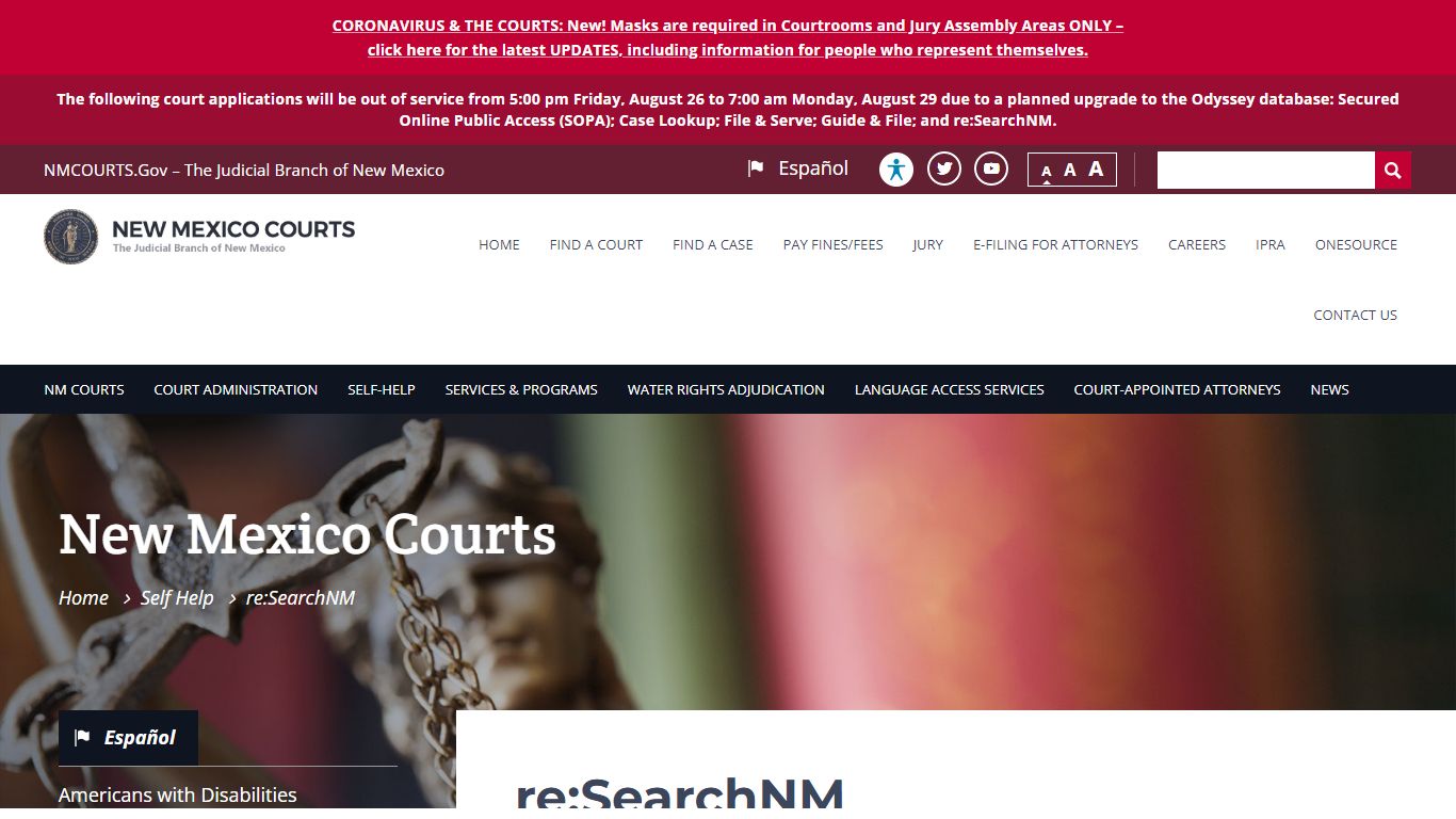 re:SearchNM | New Mexico Courts - nmcourts.gov